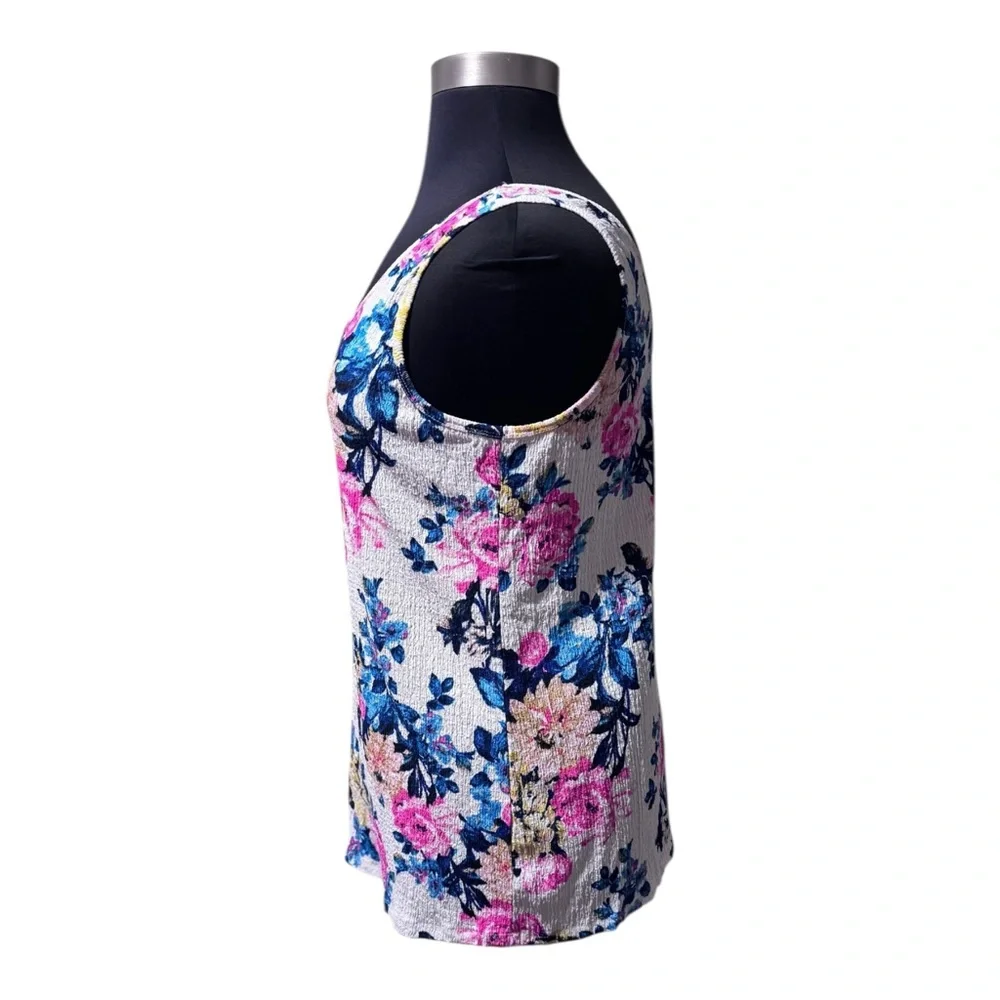 Torrid Double Scoop Knit Smock Tank Size 3X Floral - Picture 5 of 10